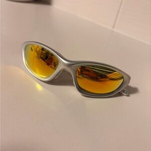 Rare Vintage Oakley Twenty XX FMJ Silver Fire Iridium